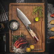 Damascus Steel Japanese-style Santoku Kitchen Knife Santoku Knife by China Dropship