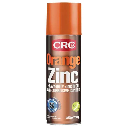CRC Orange Zinc 400ml - Zinc Spray Paint