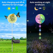 Solar Garden Lights Garden Ornaments Outdoor Dandelion 4PCS by salelink.co.nz