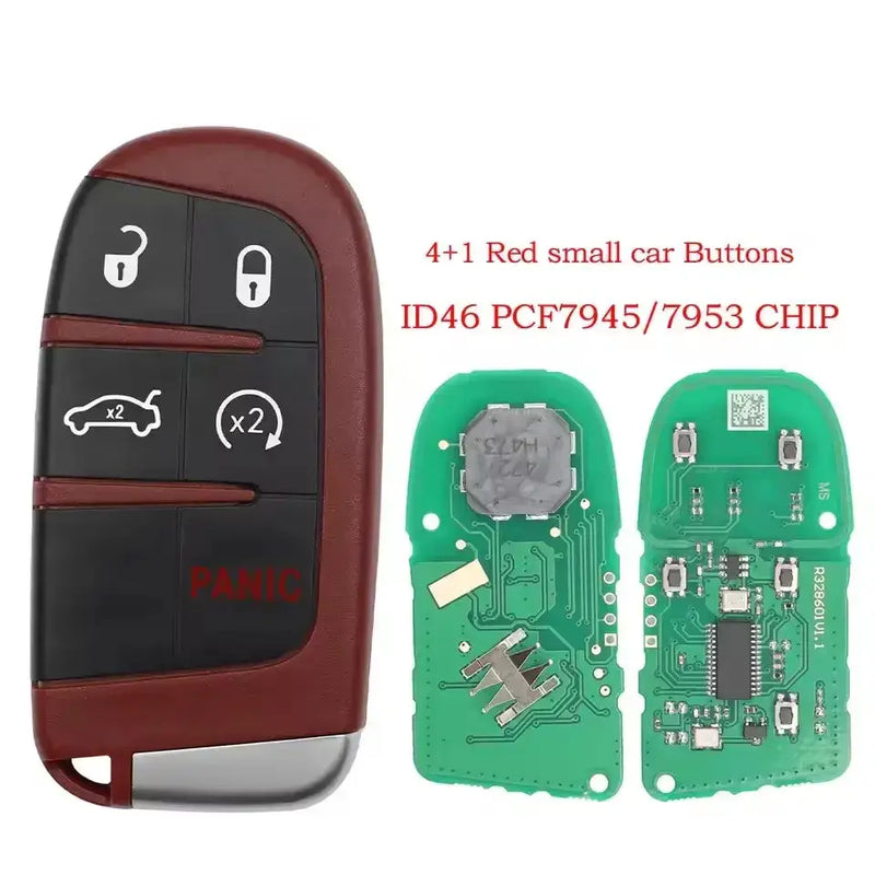 Habicare 433MHz Smart Remote Key PCF7953M for Chrysler 200, 300 & Dodge Charger, Challenger (2015+) 433MHz Smart Remote Key PCF7953M for Chrysler 200, 300 & Dodge Charger, Challenger (2015+)
