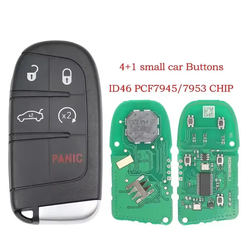 Habicare 433MHz Smart Remote Key PCF7953M for Chrysler 200, 300 & Dodge Charger, Challenger (2015+) 433MHz Smart Remote Key PCF7953M for Chrysler 200, 300 & Dodge Charger, Challenger (2015+)