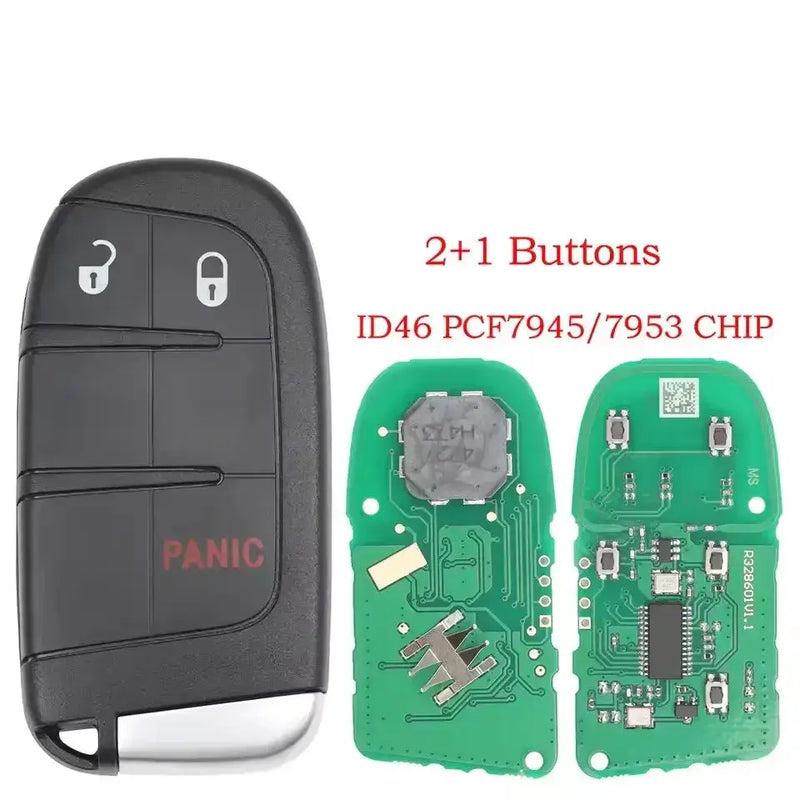 Habicare 433MHz Smart Remote Key PCF7953M for Chrysler 200, 300 & Dodge Charger, Challenger (2015+) 433MHz Smart Remote Key PCF7953M for Chrysler 200, 300 & Dodge Charger, Challenger (2015+)