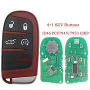 Habicare 433MHz Smart Remote Key PCF7953M for Chrysler 200, 300 & Dodge Charger, Challenger (2015+) 433MHz Smart Remote Key PCF7953M for Chrysler 200, 300 & Dodge Charger, Challenger (2015+)