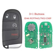 Habicare 433MHz Smart Remote Key PCF7953M for Chrysler 200, 300 & Dodge Charger, Challenger (2015+) 433MHz Smart Remote Key PCF7953M for Chrysler 200, 300 & Dodge Charger, Challenger (2015+)