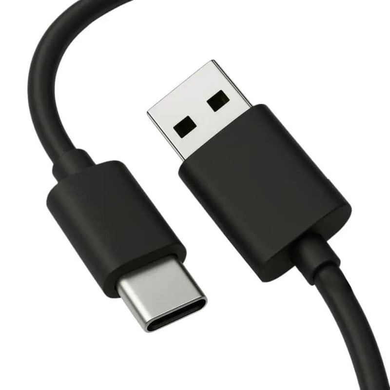 9eight5 Electronics Accessories Charger Cable for Google Phones USB-A to USB-C (Black) 1m Charger Cable for Google Phones USB-A to USB-C (Black) 1m