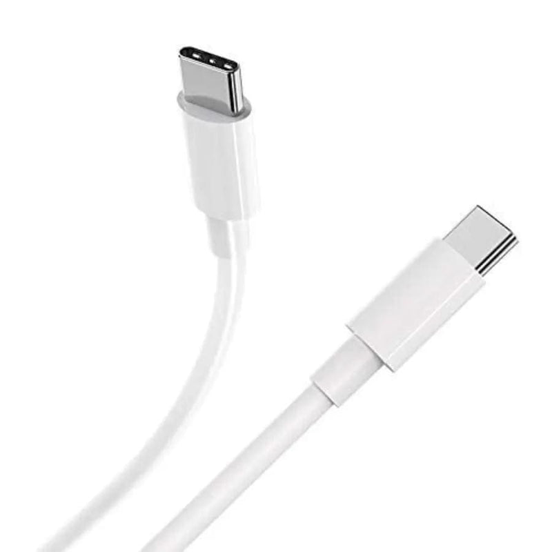 9eight5 Electronics Accessories Charger Cable for Motorola Phones USB-C to USB-C (White) 1m Charger Cable for Motorola Phones USB-C to USB-C (White) 1m
