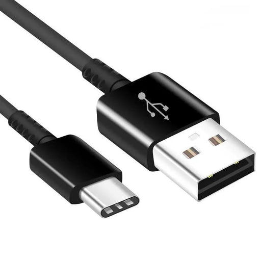 Charger Cable for Samsung Devices - USB to Type C (2m) (Black) by 9eight5