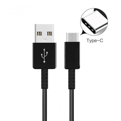 Charger Cable for Samsung Devices - USB to Type C (2m) (Black) by 9eight5