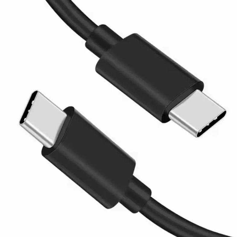 Type C to Type C (1m) Charger Cable For Samsung Devices (Black) by 9eight5