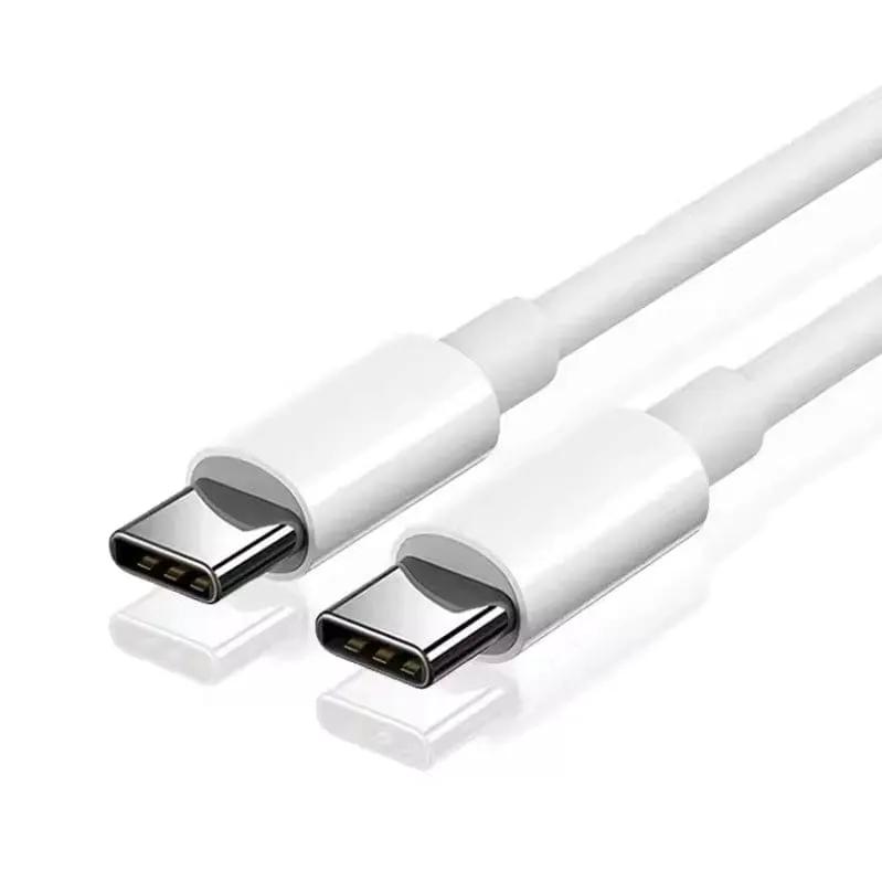 Type C to Type C (1m) Charger Cable For Samsung Devices (White) by 9eight5