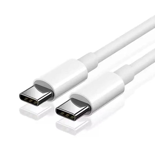 Type C to Type C (2m) Charger Cable For Samsung Devices (White) by 9eight5