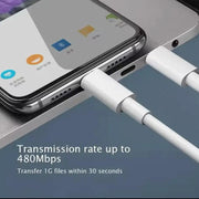 Type C to Type C (2m) Charger Cable For Samsung Devices (White) by 9eight5
