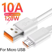 Type B (Micro USB) Charger Cable for Samsung Phones & Tablets by 9eight5