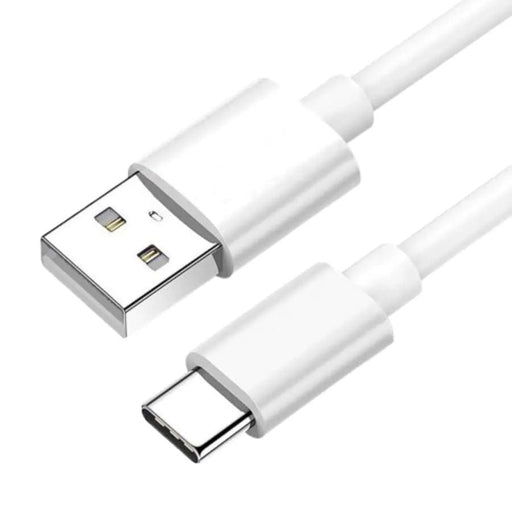 9eight5 Electronics Accessories Charger Cable for Xiaomi Phones USB-A to USB-C (White) 1m Charger Cable for Xiaomi Phones USB-A to USB-C (White) 1m