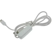 9eight5 Phone/Tablet Accessories Charger Cable With Switch (USB to Micro USB) - 1m (White) Charger Cable With Switch (USB to Micro USB) - 1m (White)