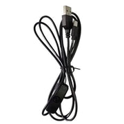 9eight5 Phone/Tablet Accessories Charger Cable With Switch (USB to Type C) - 1m (Black) Charger Cable With Switch (USB to Type C) - 1m (Black)