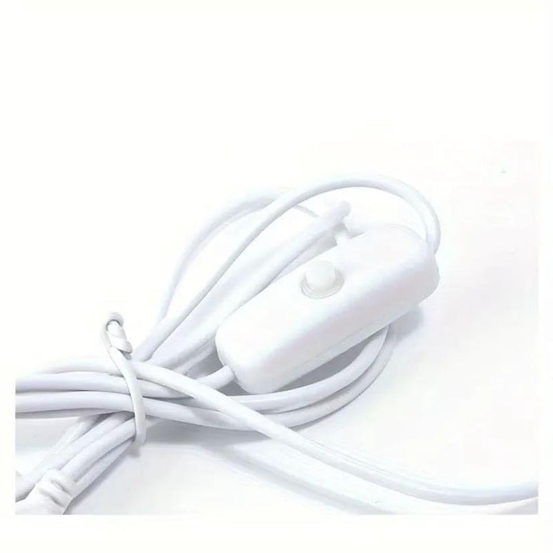 9eight5 Phone/Tablet Accessories Charger Cable With Switch (USB to Type C) - 1m (White) Charger Cable With Switch (USB to Type C) - 1m (White)