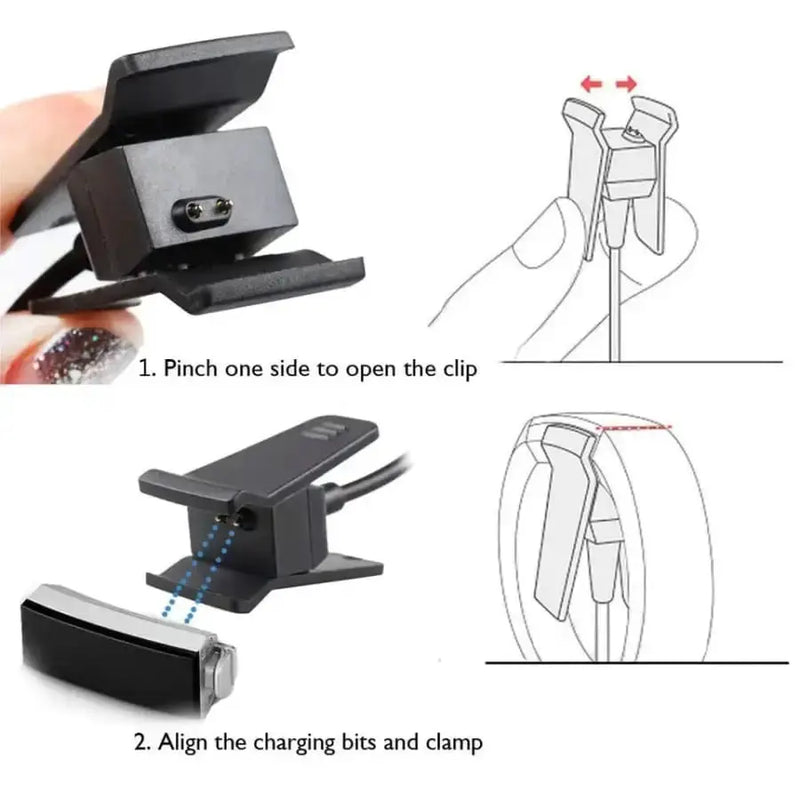 Habicare Chargers Habicare Fitbit Alta Charger USB Cable For Alta Smartwatch Habicare Official Fitbit Alta USB Charger Cable