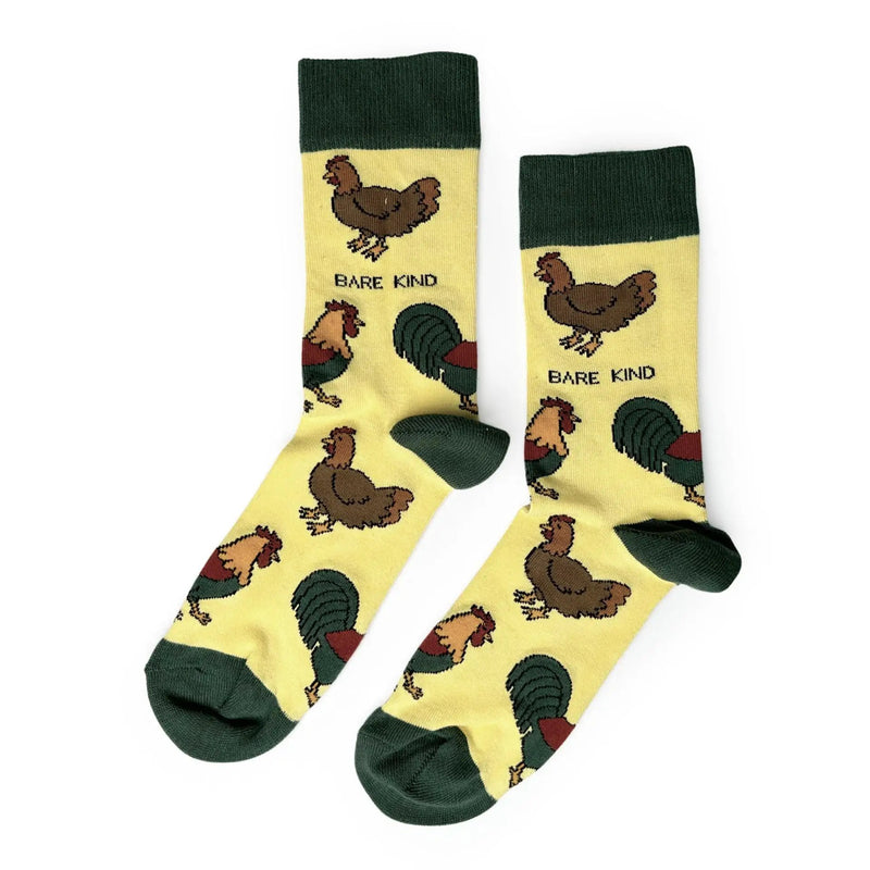 Save the Chickens Bamboo Socks by Barekind NZ