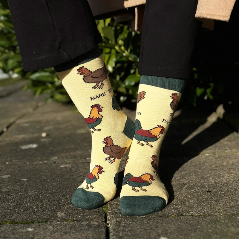 Barekind NZ Socks Save the Chickens Bamboo Socks Save the Chickens Bamboo Socks