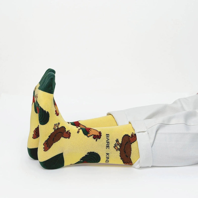 Save the Chickens Bamboo Socks by Barekind NZ