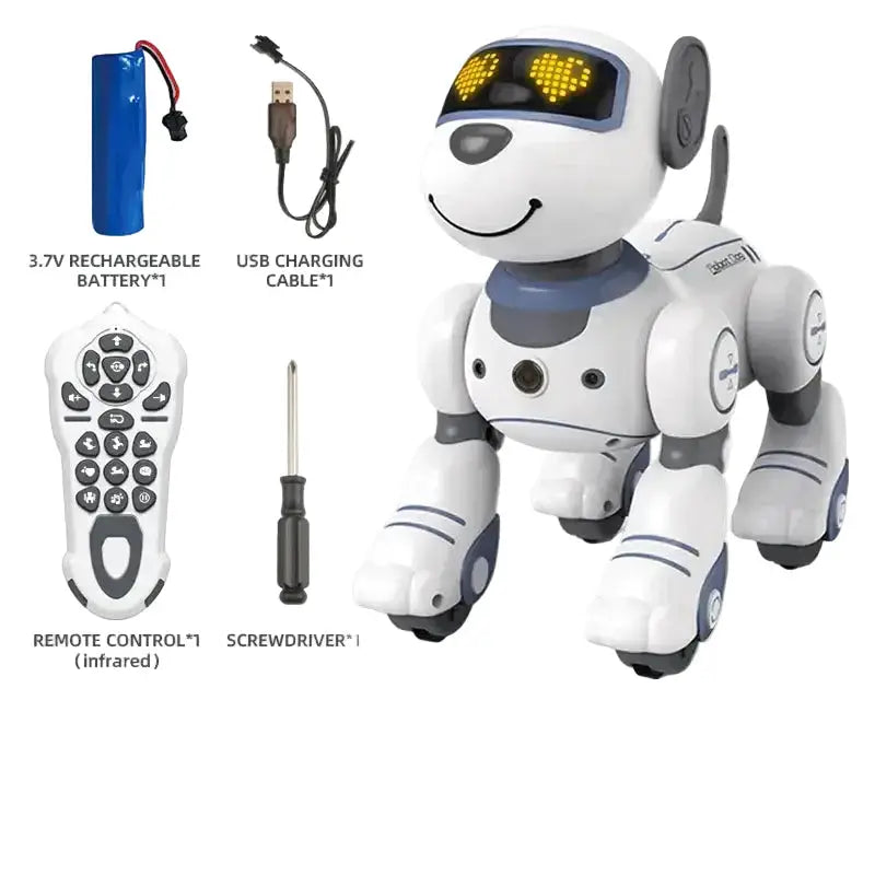 Remote Control Smart Robot Dog Toy with Voice & Programming Functions by Habicare