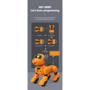 Remote Control Smart Robot Dog Toy with Voice & Programming Functions by Habicare