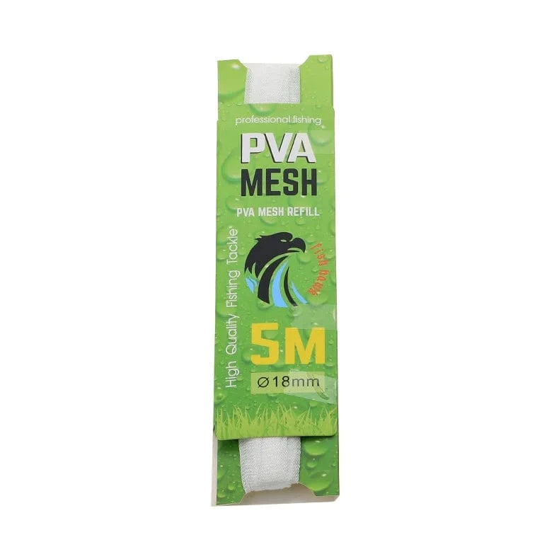 China Action Fishing Nets 18MM 5M PVA Mesh Water-soluble Fishing Nest 18/25/37/44MM Environmental Carp Fishing Feeder European Fishing Accessories