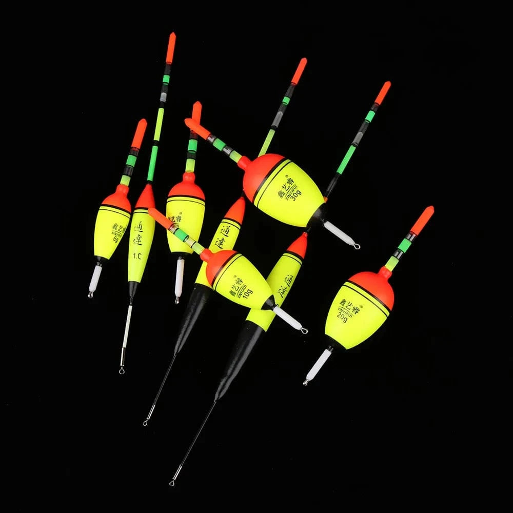 China Action Fishing Nets 1PC 2 Styles Eva Foam Luminous Ball Boia Bobber Night Glowing Light Stick Floating Floats Outdoor Camping Fishing Accessories