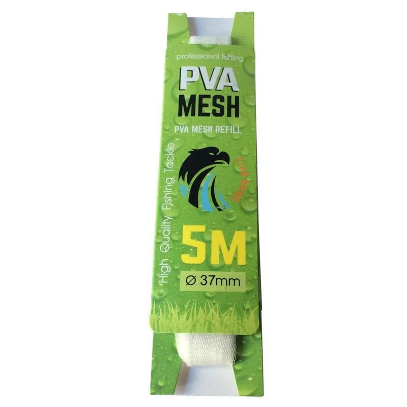 China Action Fishing Nets 37MM 5M PVA Mesh Water-soluble Fishing Nest 18/25/37/44MM Environmental Carp Fishing Feeder European Fishing Accessories