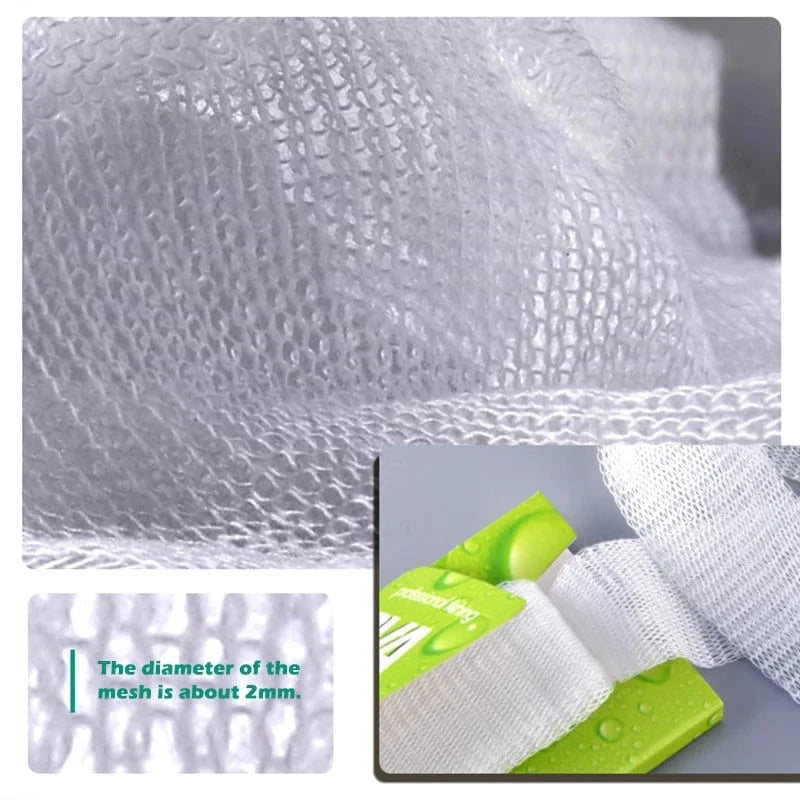 China Action Fishing Nets 5M PVA Mesh Water-soluble Fishing Nest 18/25/37/44MM Environmental Carp Fishing Feeder European Fishing Accessories