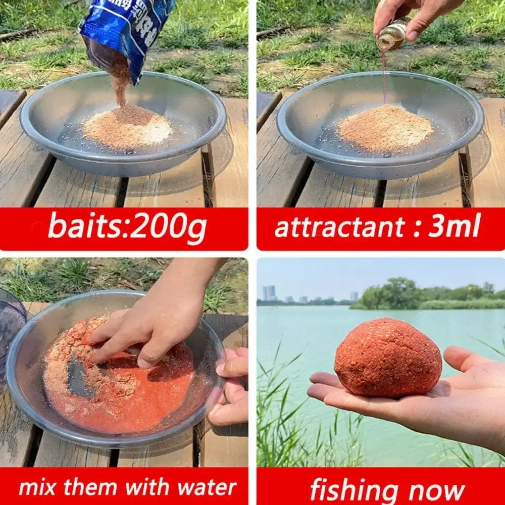 China Action Fishing Nets 60ml Liquid Fish Bait fishing material Carp Bait Nest Material Lure Additive Carp Fishing Artificial Bait Fishing Accessories