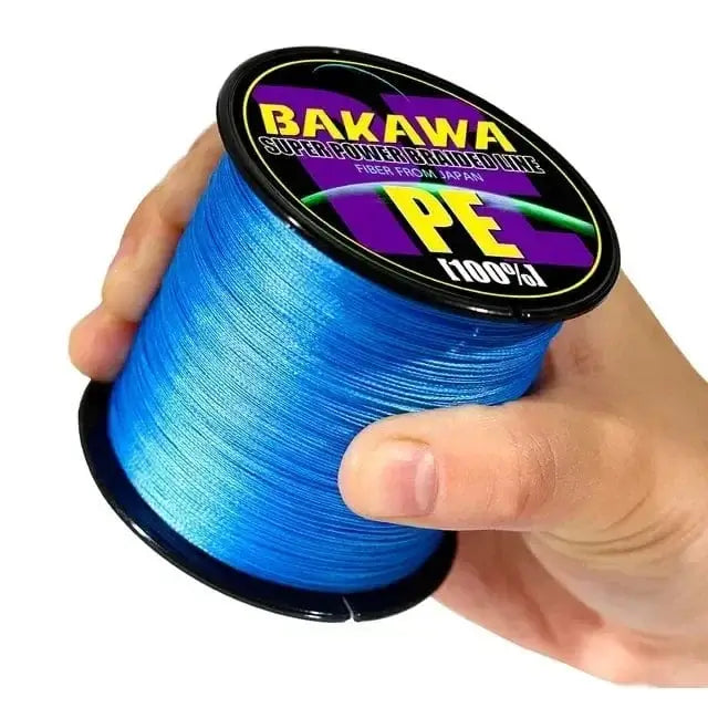 China Action Fishing Nets Blue / 300M 0.5mm 85LB BAKAWA X4 Strands Abrasion Resistant Braided Fishing Line PE Super Strong Carp Multifilament Fishing Accessories For 300M