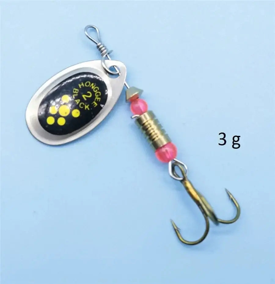 China Action Fishing Nets C Lushazer spinnerbait 3g-4.2g spoon lure fishing wobblers carp fishing accessories iscas artificiais para pesca leurre peche fish