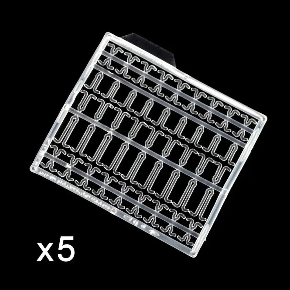 China Action Fishing Nets Clear Hirisi 5 Pieces Carp Fishing Tackle Hair Rig Boilie Bait Drill Stops Boilie V Stopper Fishing Accessories AH163