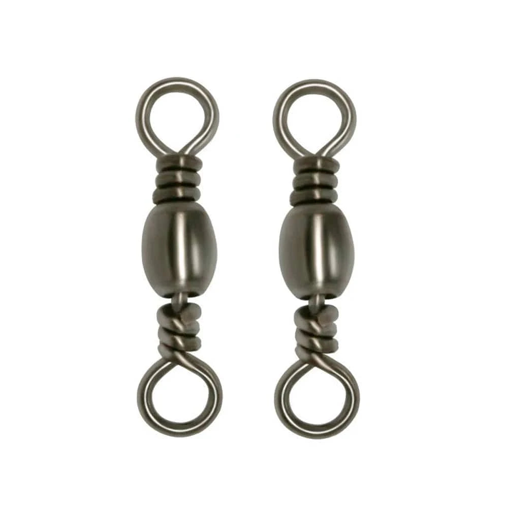 China Action Fishing Nets DNDYUJU 100pcs Fishing Connector  Barrel Swivel Carbon Steel Sea Hooks Connector for Sea Fishing Luer Connector Accessories