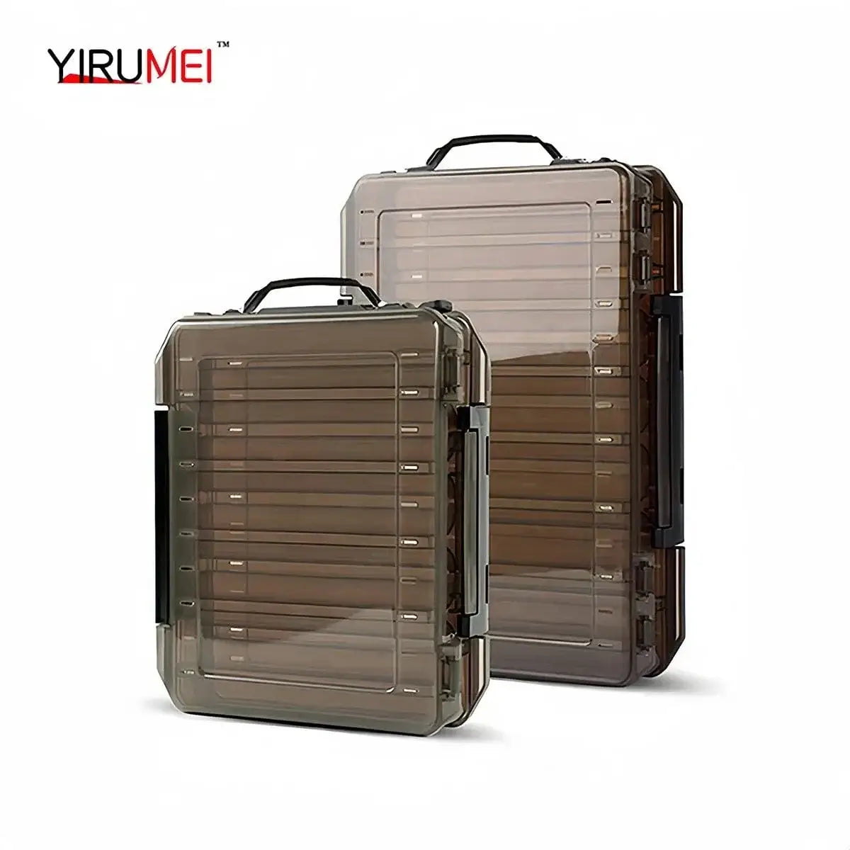 China Action Fishing Nets Double Sided Fishing Tackle Box Fishing Accessories Tool Storage Boxes Fish Hook Lure Fake Bait Boxes For Carp Fishing Goods