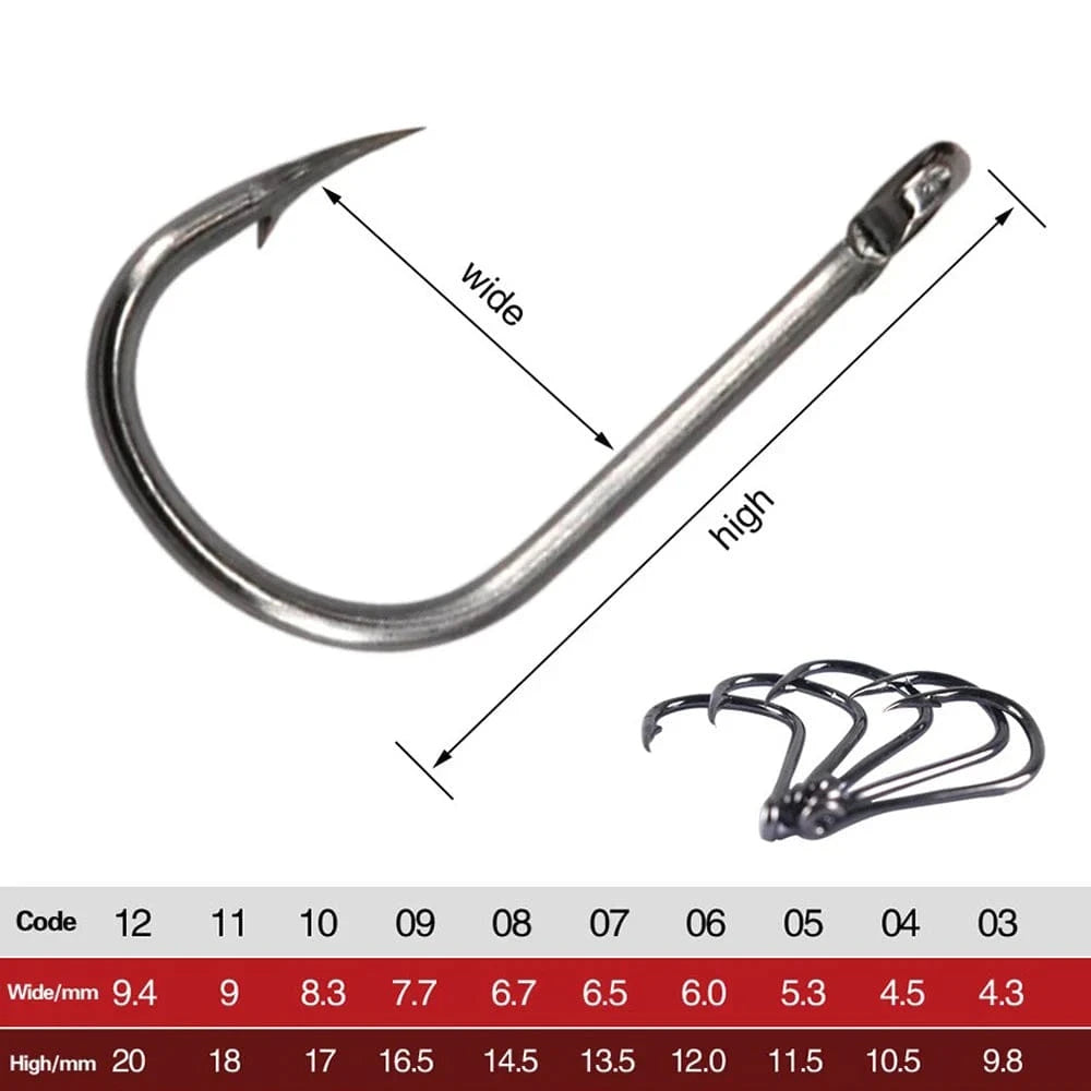 China Action Fishing Nets Fishing Hooks 100-1000 Pieces of Fish Hook Box Set Saltwater Fresh Water High Carbon Steel Fish Hook Accessories Fishing Gear