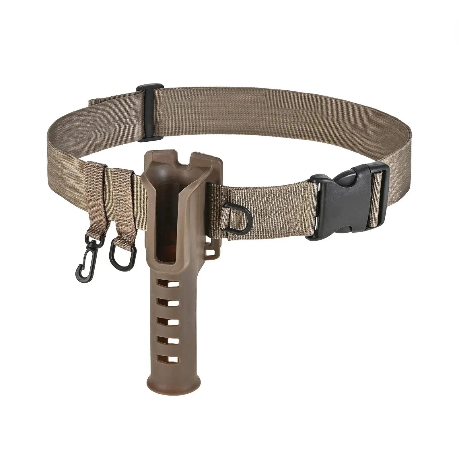 China Action Fishing Nets khaki Portable rod holder fishing gear accessory with adjustable waist fishing rod insertion device fishing accessories tool outdoor