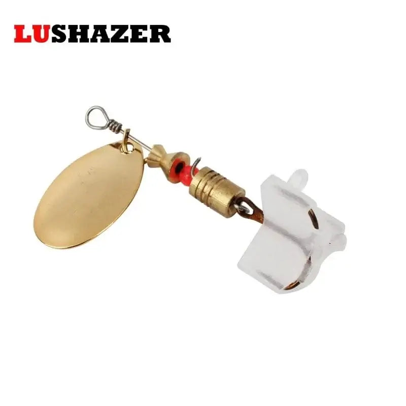 China Action Fishing Nets Lushazer spinnerbait 3g-4.2g spoon lure fishing wobblers carp fishing accessories iscas artificiais para pesca leurre peche fish