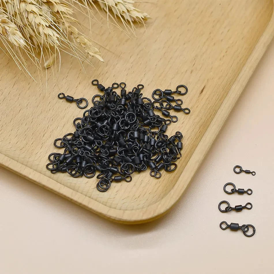 China Action Fishing Nets MNFT 40Pcs Quick Change Flexi Ring Swivel Rig Making Terminal Tackle Carp Fishing Accessories