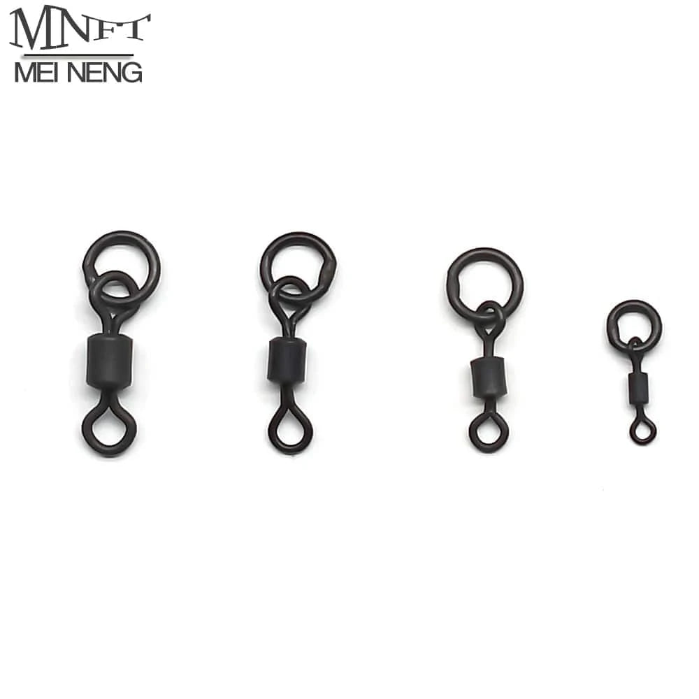 China Action Fishing Nets MNFT 40Pcs Quick Change Flexi Ring Swivel Rig Making Terminal Tackle Carp Fishing Accessories