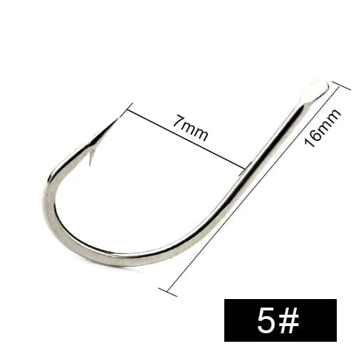 China Action Fishing Nets Size 5 100PC/Lot 421N High Carbon Steel Bronze Fishing Hooks 1#-10# Flatted Round Carp Fishing Accessories Jig Head With Barbed Pesca