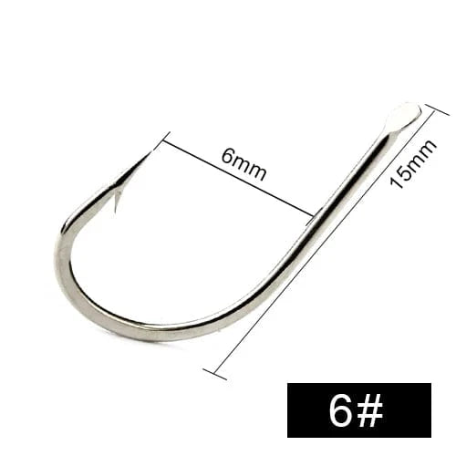 China Action Fishing Nets Size 6 100PC/Lot 421N High Carbon Steel Bronze Fishing Hooks 1#-10# Flatted Round Carp Fishing Accessories Jig Head With Barbed Pesca