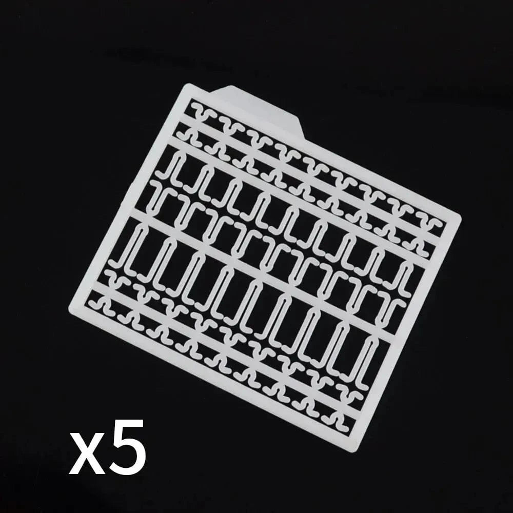 China Action Fishing Nets White Hirisi 5 Pieces Carp Fishing Tackle Hair Rig Boilie Bait Drill Stops Boilie V Stopper Fishing Accessories AH163