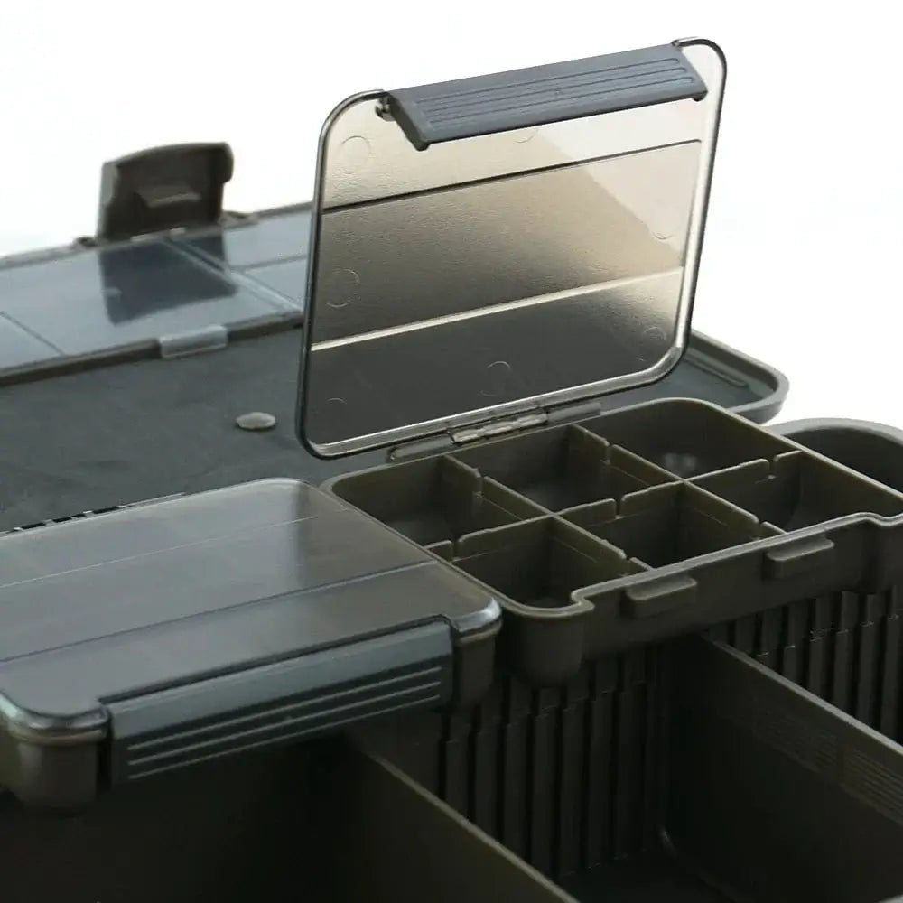 China Action Fishing Nets With 25pcs Rig Pins Hirisi Carp Fishing Box Portable Multipurpose Fishing Accessories Box Compartments Fishing Box Fishing Tackle W511