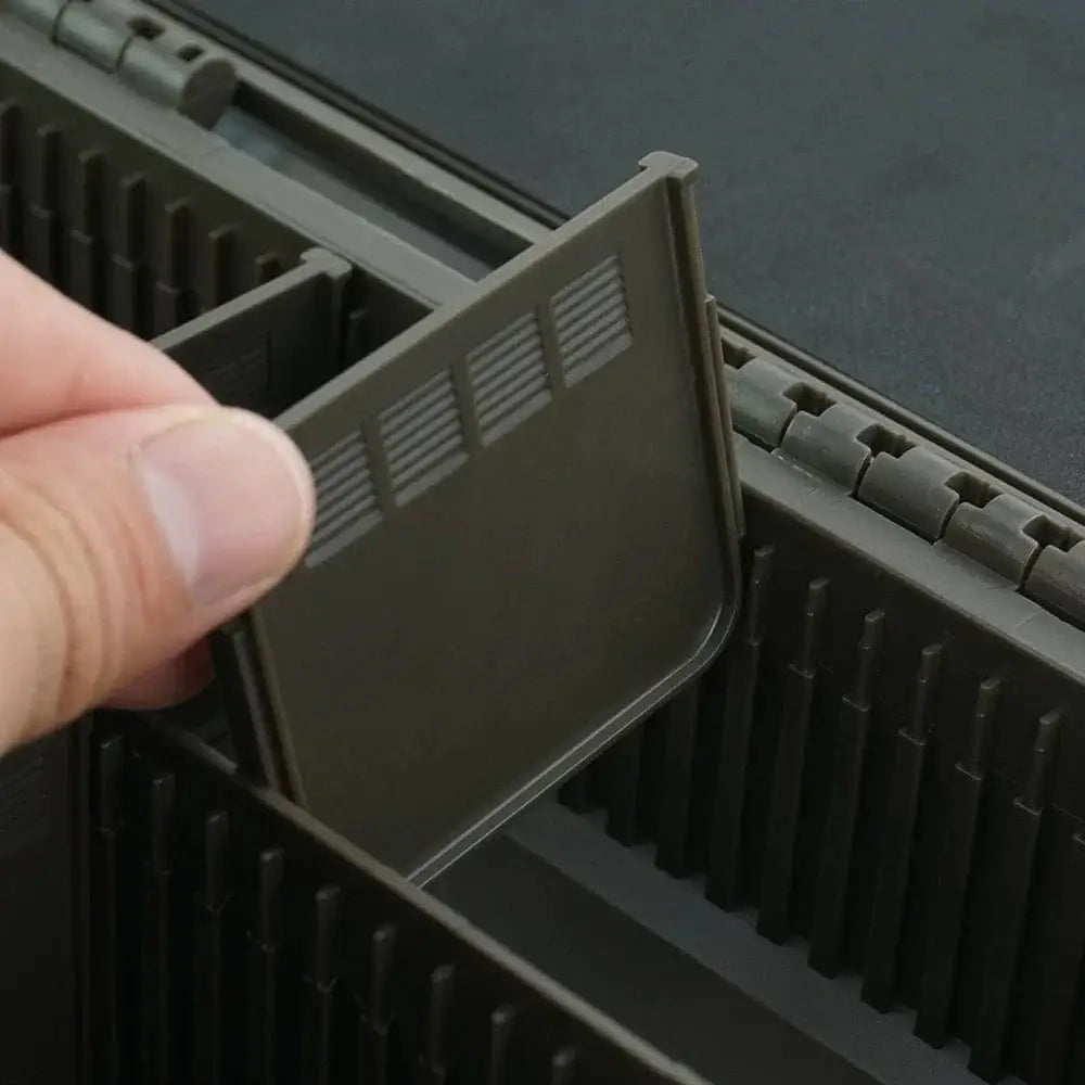 China Action Fishing Nets With 25pcs Rig Pins Hirisi Carp Fishing Box Portable Multipurpose Fishing Accessories Box Compartments Fishing Box Fishing Tackle W511