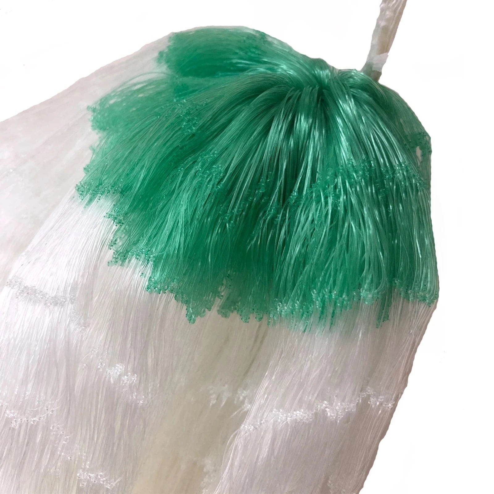 China China 0.18MM-0.4MM Line Semi-Finished Product Fishing Net Depth 48md Network Length 95m Nylon Monofilament Mesh Cloth Trap for Fish