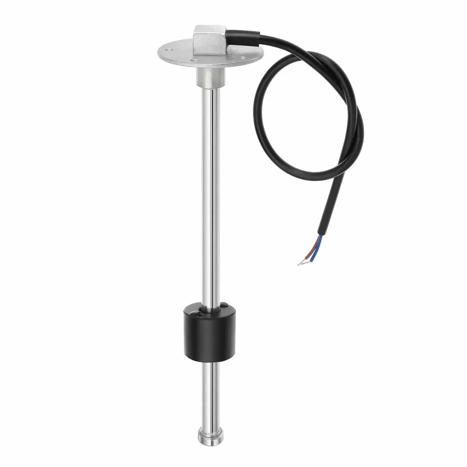 China China 0-190Ω Fuel Float Sensor + Fuel Level Gauge(Option) 7 Color Backlight Fuel Tank Level Gauge With Alarm Light For Marine Car RVS