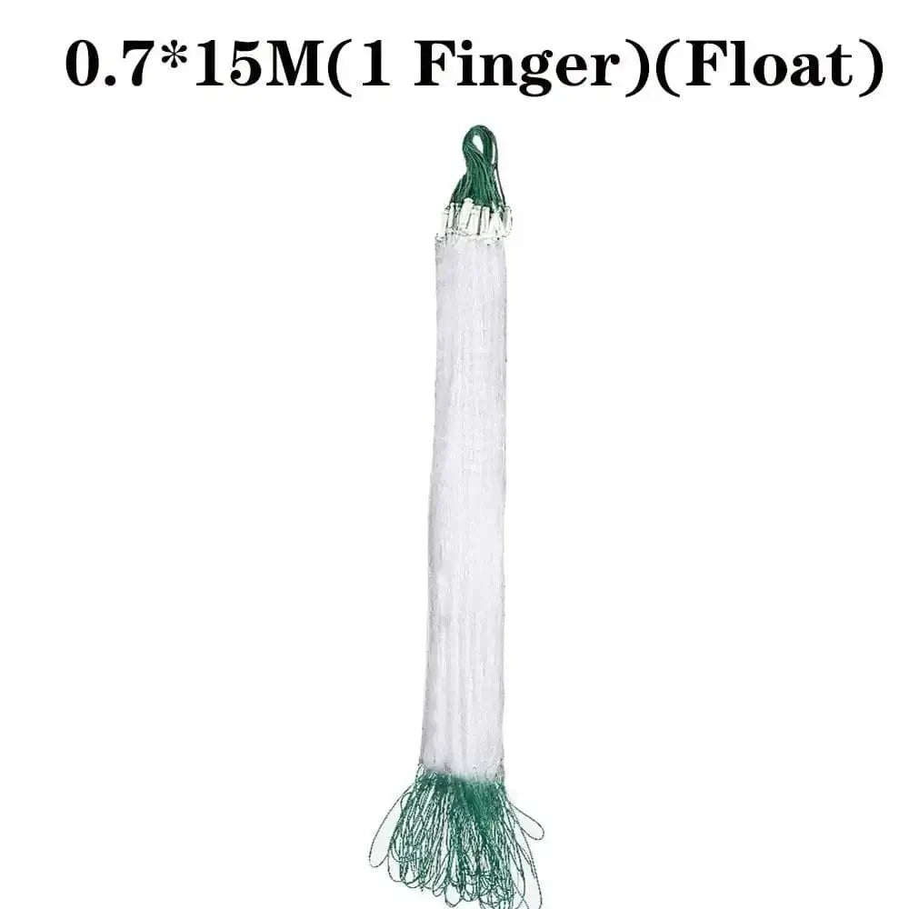 China China 0.7-15M(1)(Float) 8/15/20/25M Nylon Hand Cast Fish Network Fishing Net Fish Mesh Trap Monofilament Netting Tackle Tool Accessories